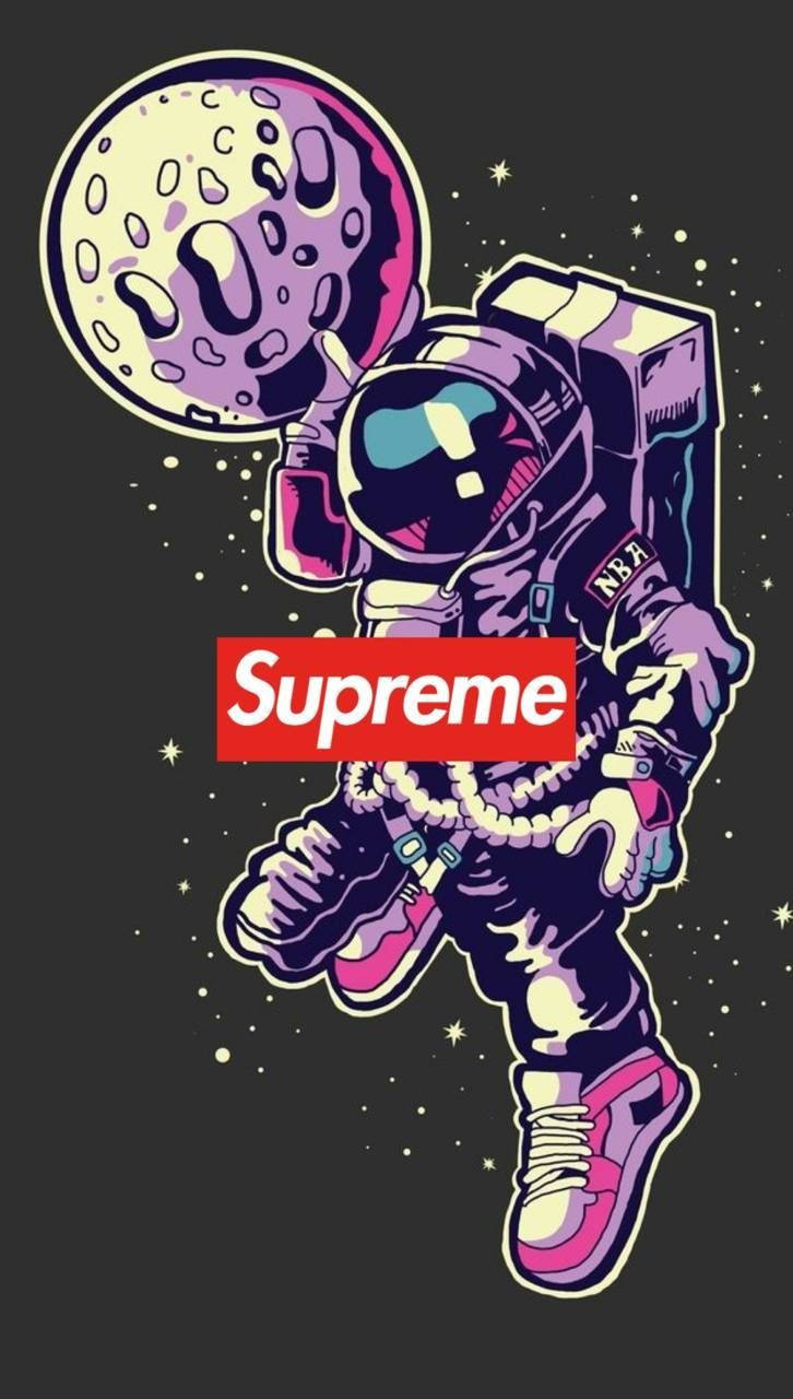 Best Cool Supreme Astronaut Wallpaper