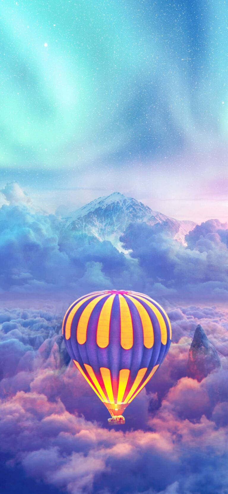 Best Pastel Hot Air Balloon Wallpaper