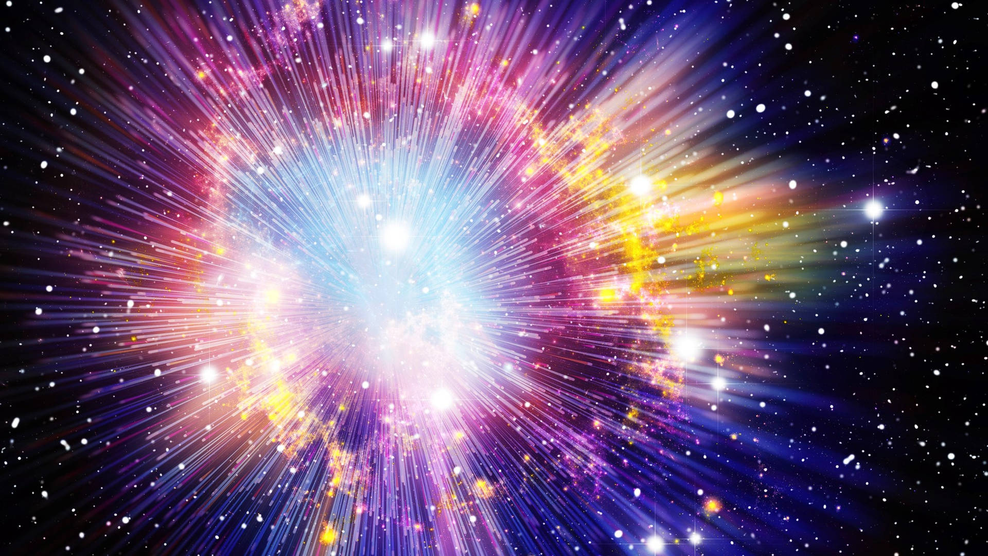 Big Galactic Explosion Wallpaper