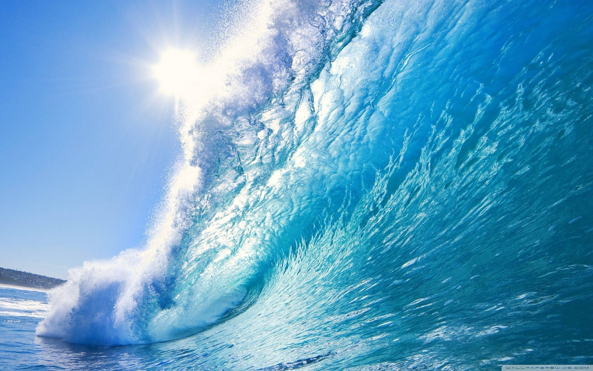 Big Ocean Wave Wallpaper
