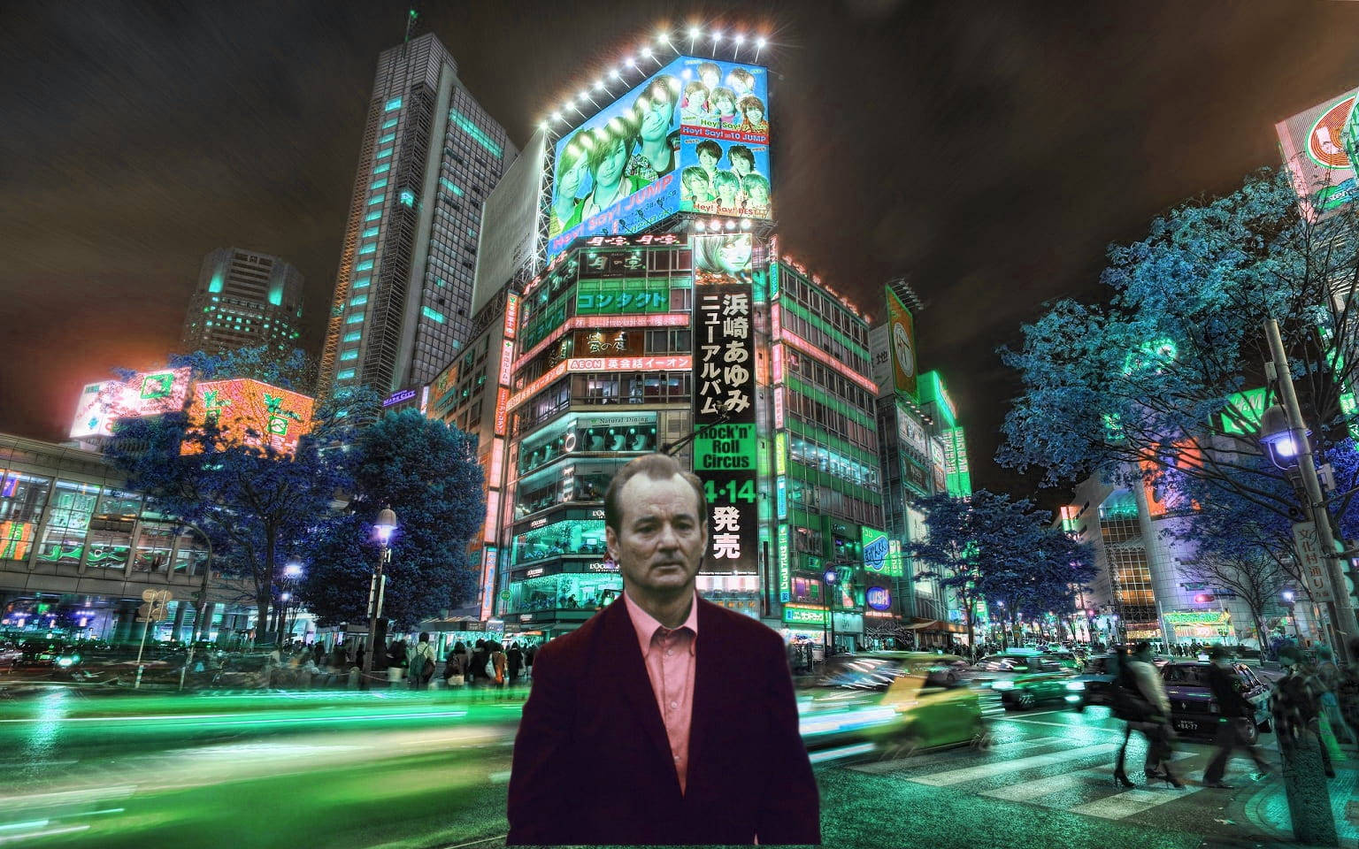 Bill Murray Lost In Translation Movie Tokyo Wallpaper