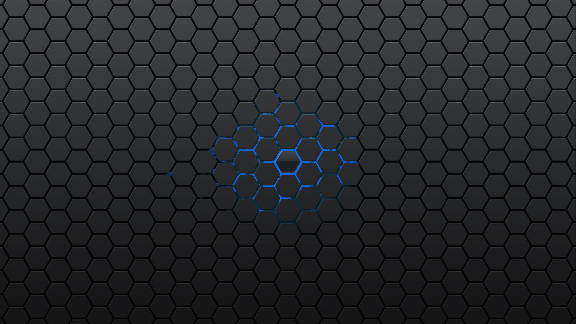 Black And Blue Honeycomb Backgrounds Wallpaper