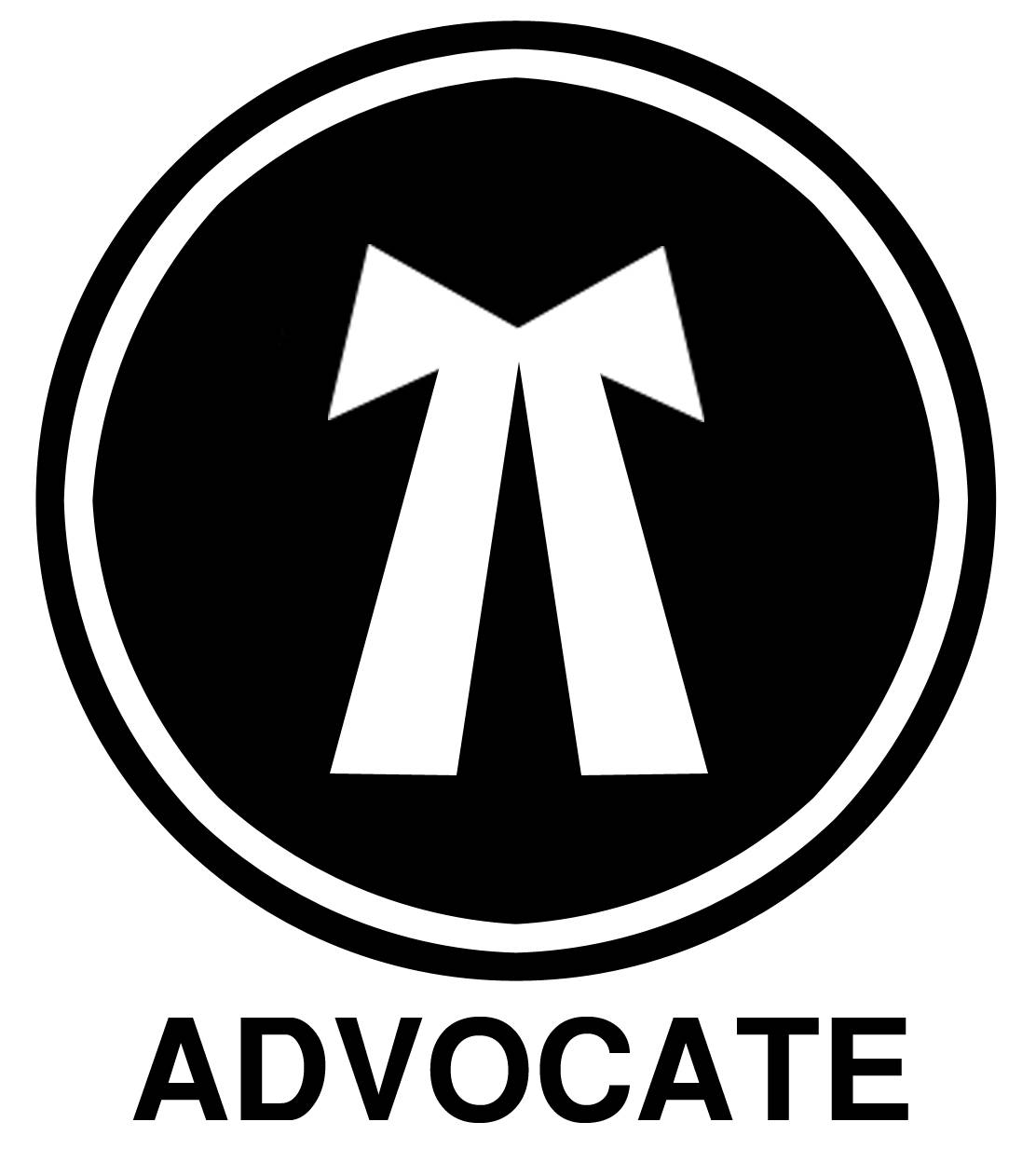 Black And White Advocate Ribbon Wallpaper