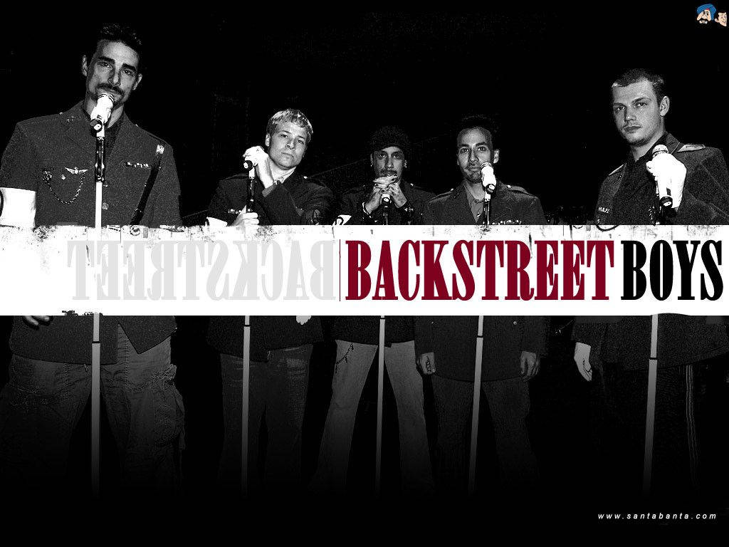 Black And White Backstreet Boys Wallpaper