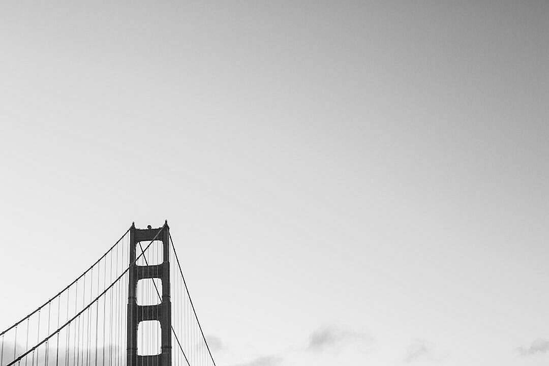 Black And White Hd Bridge Wallpaper