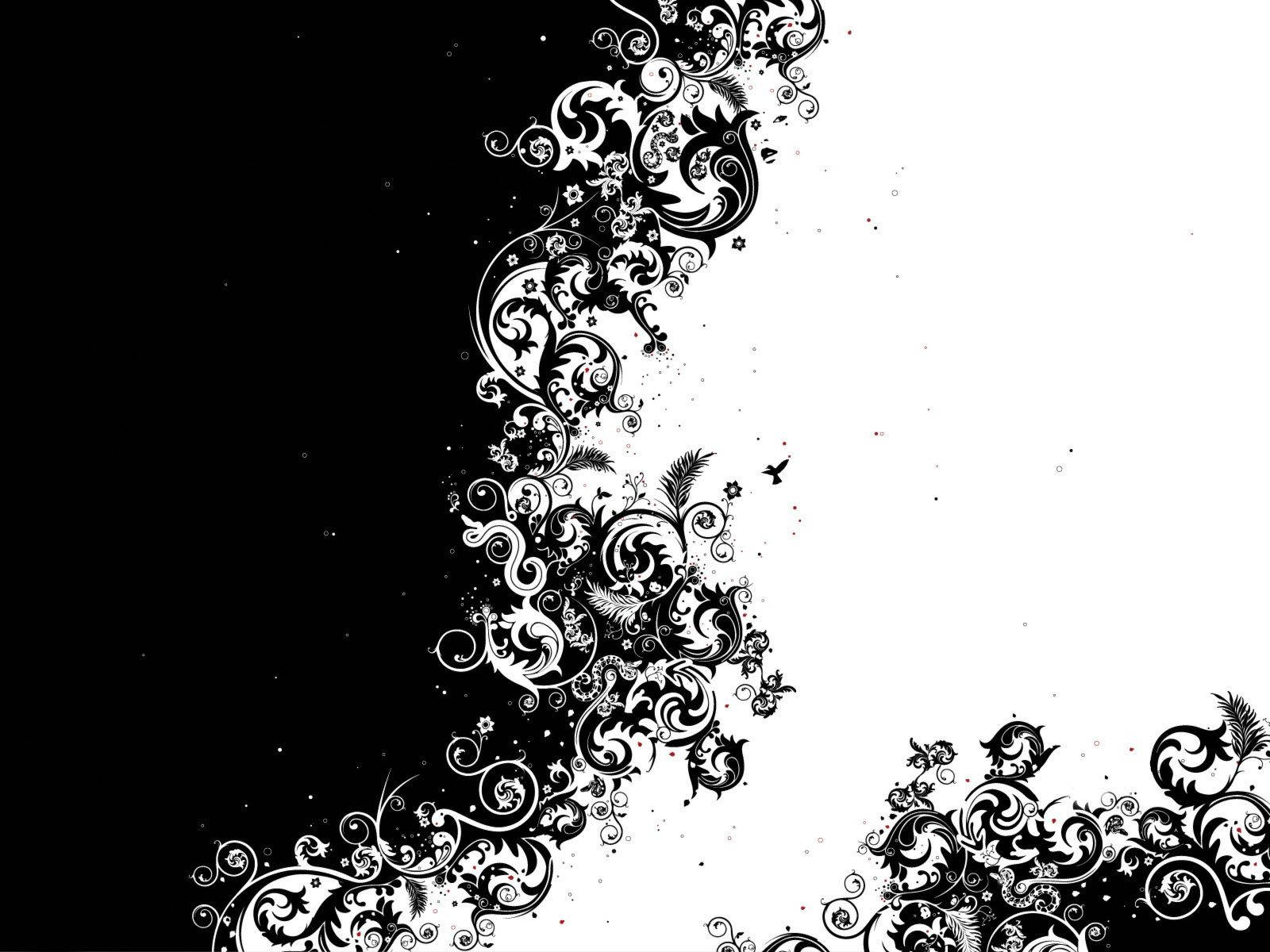 Black And White Patterns Wallpaper