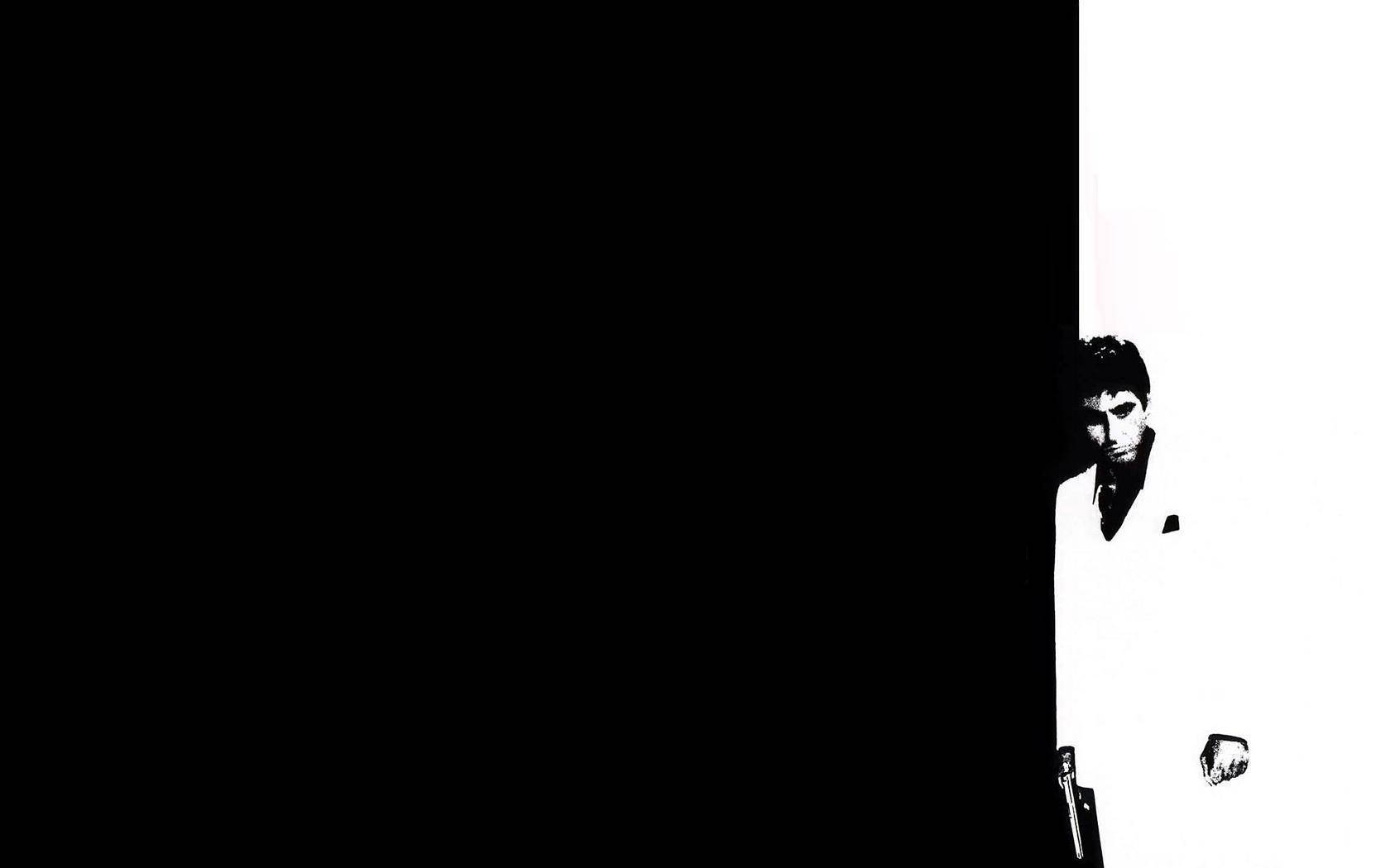 Black And White Scarface Wallpaper