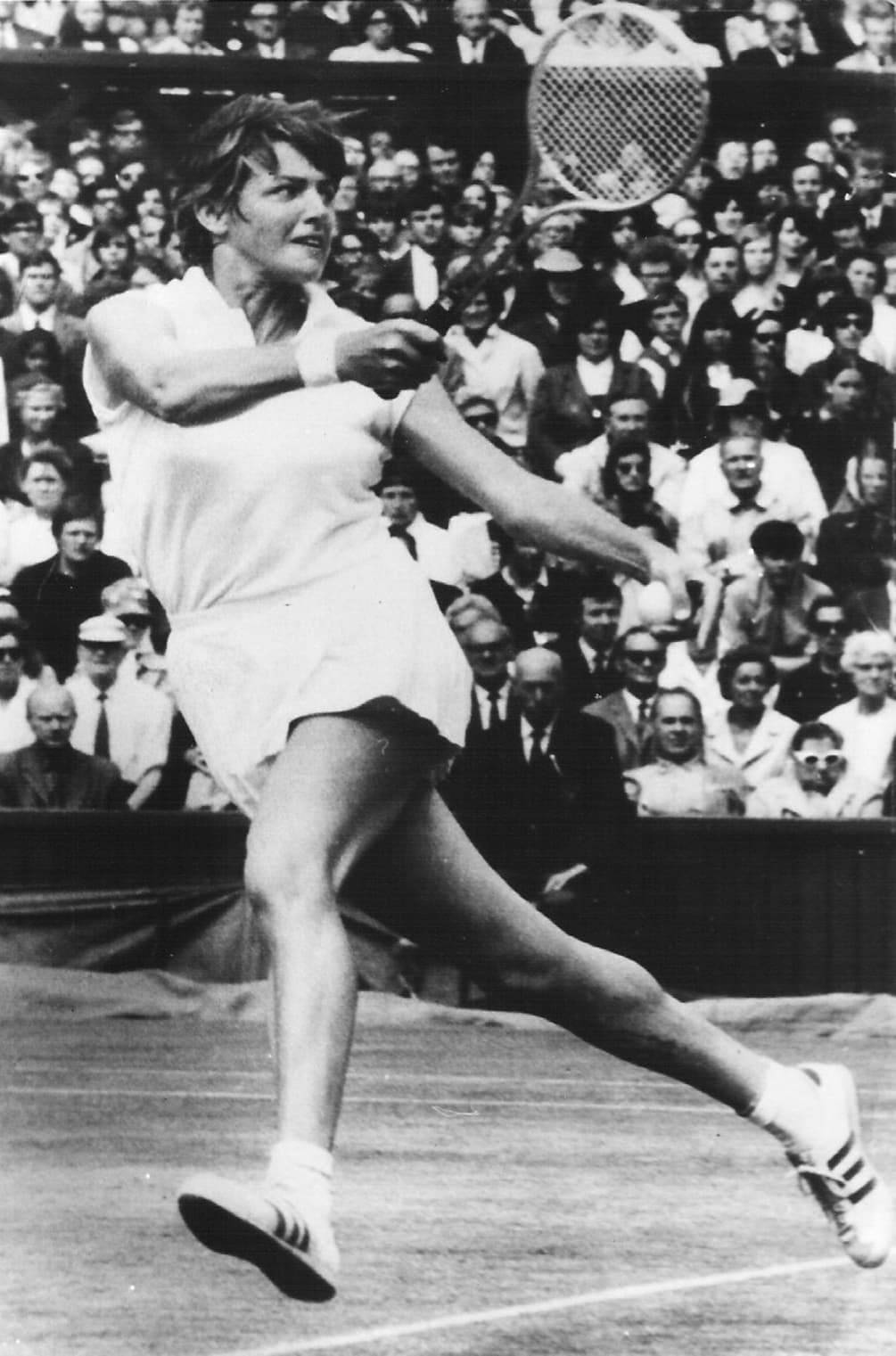 Black And White Still Margaret Court Wallpaper