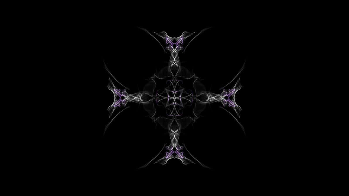 Black Art Cross Wallpaper