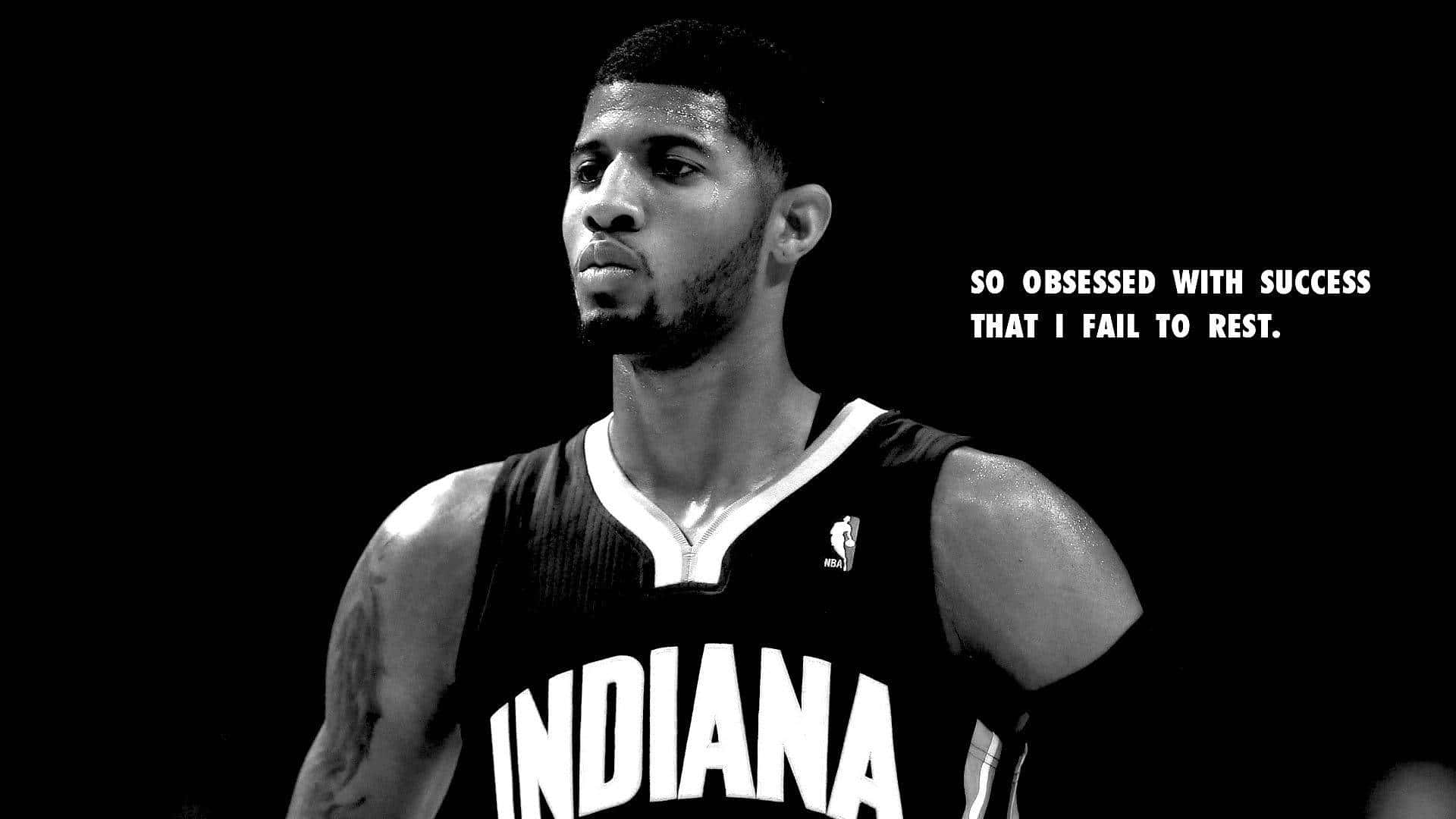 Paul george black and white best sale