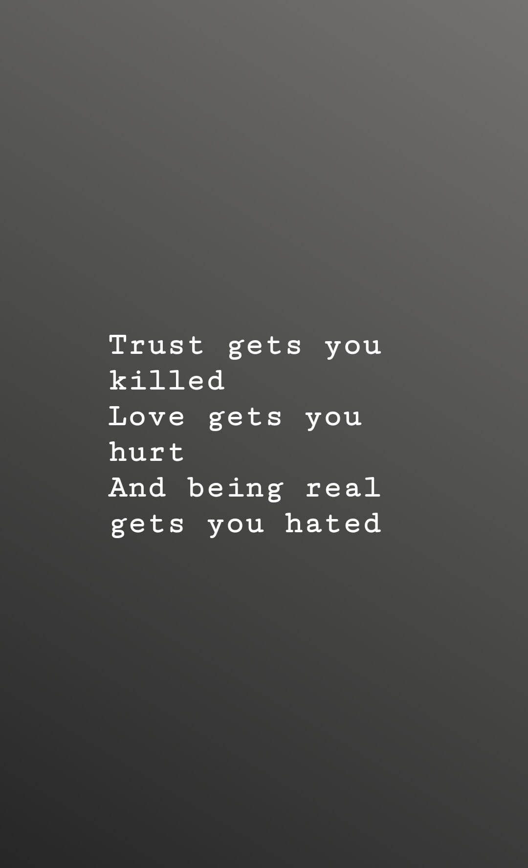 Black Motivation Trust And Love Wallpaper