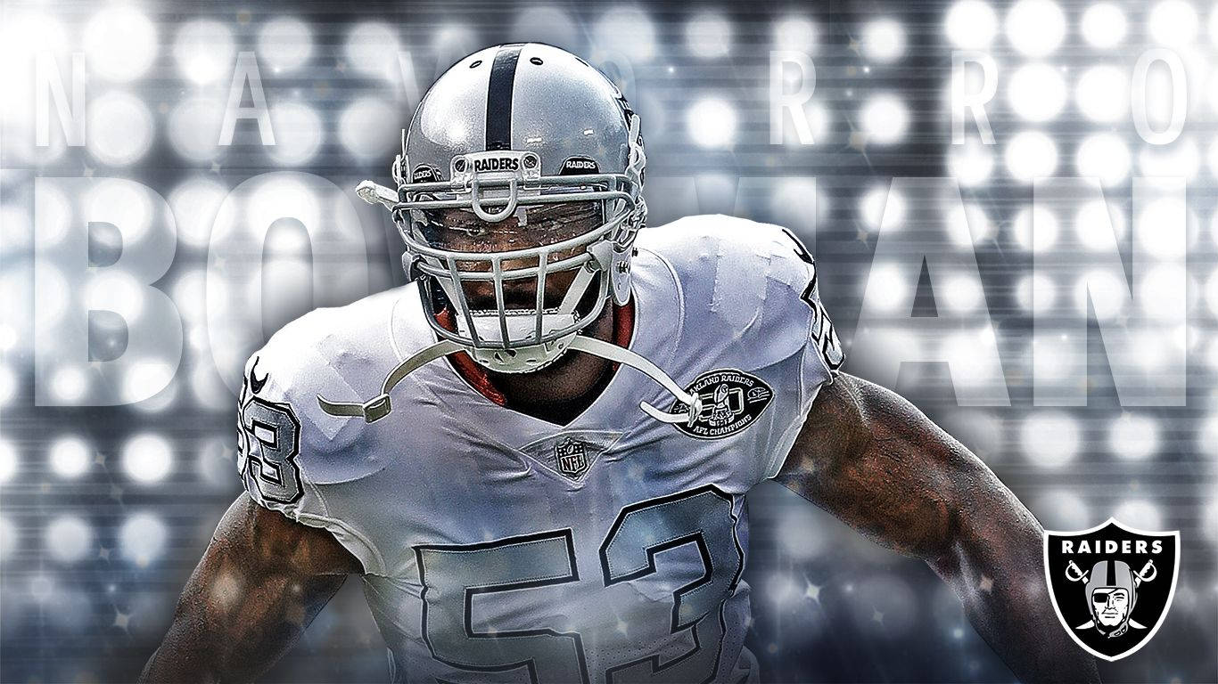 Black Oakland Raiders' Player Wallpaper