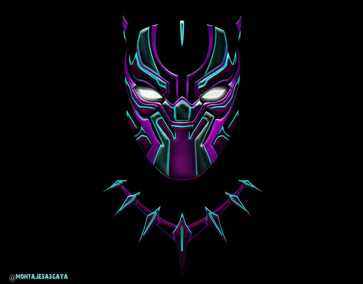 Black Panther Cool Mask Wallpaper