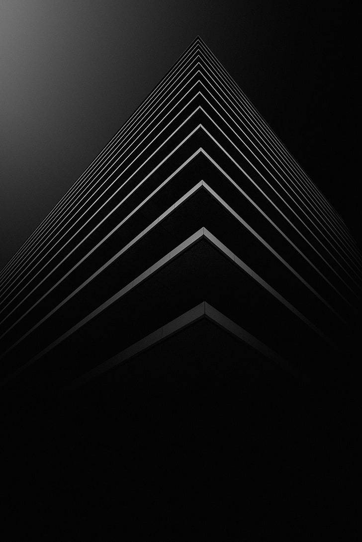 Black Pyramid 3d Wallpaper