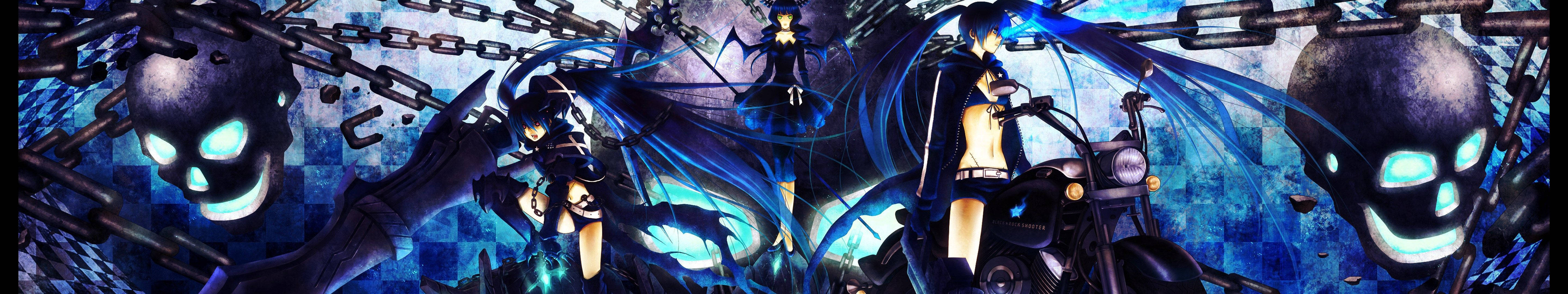 Black Rock Shooter Blue Anime Girl Wallpaper