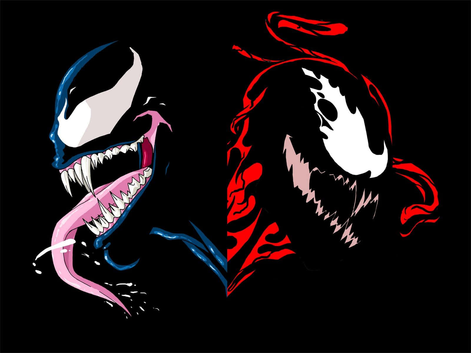 Black Venom & Carnage Wallpaper