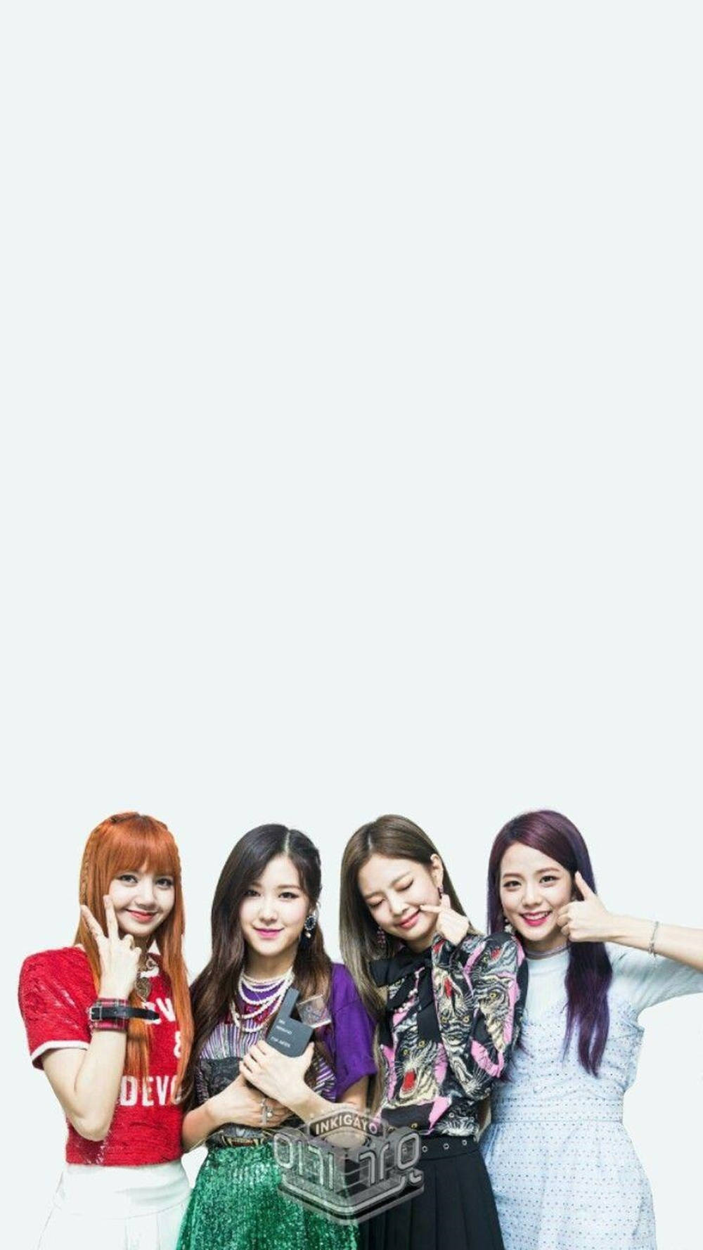 Blackpink Cute Inkgayo Outfit Wallpaper