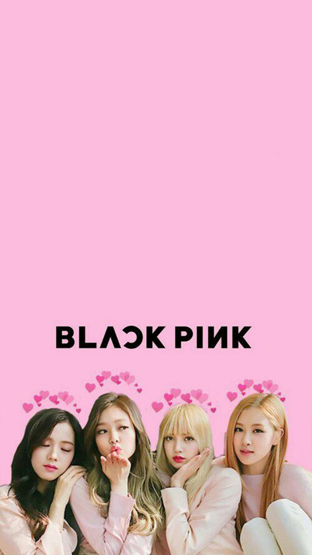 Blackpink With Hearts Wallpaper