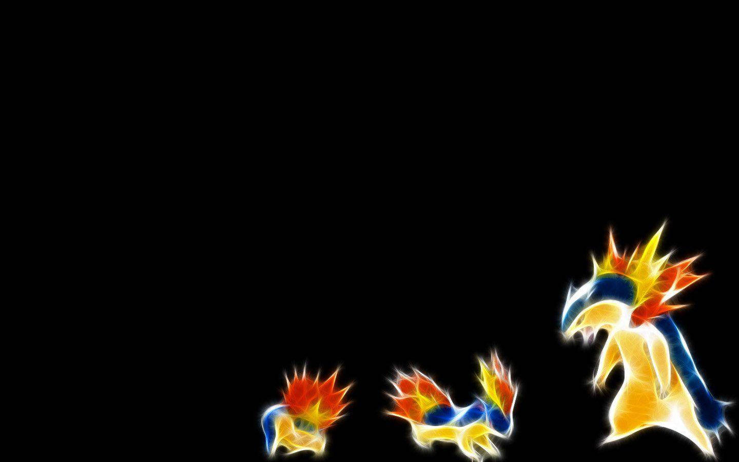 Blazing Cyndaquil Wallpaper