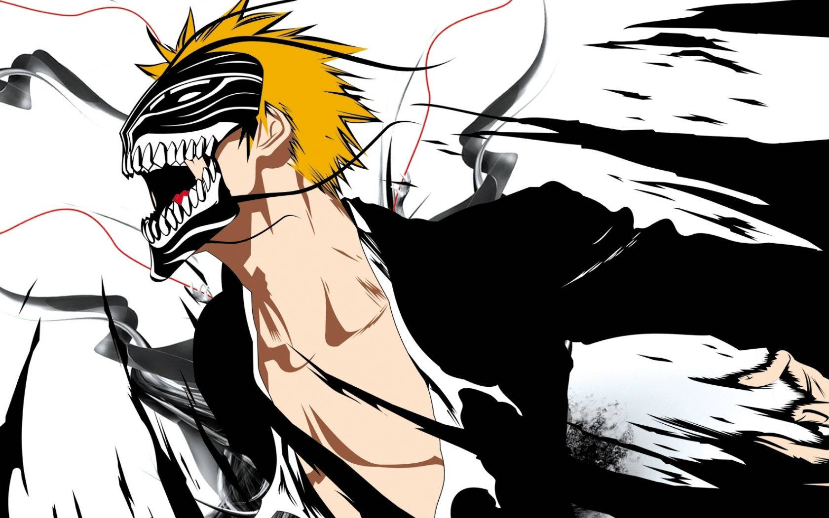 Bleach Ichigo Kurosaki Hollow Wallpaper