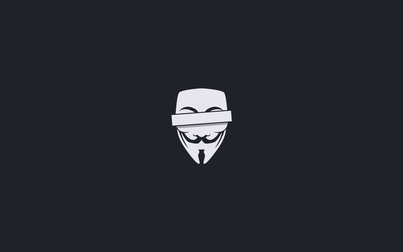 Blindfolded Anonymous Guy Fawkes Mask Wallpaper
