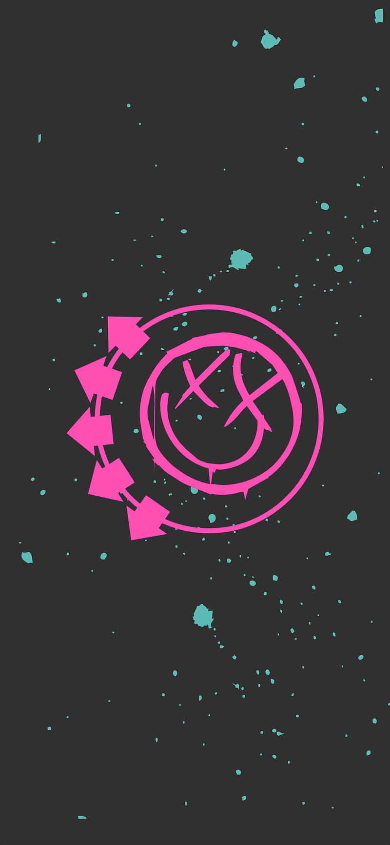 Blink182 Smiley Face Logo Wallpaper