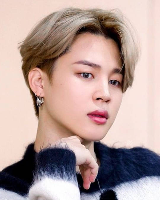 Blonde Jimin Of Bts Wallpaper