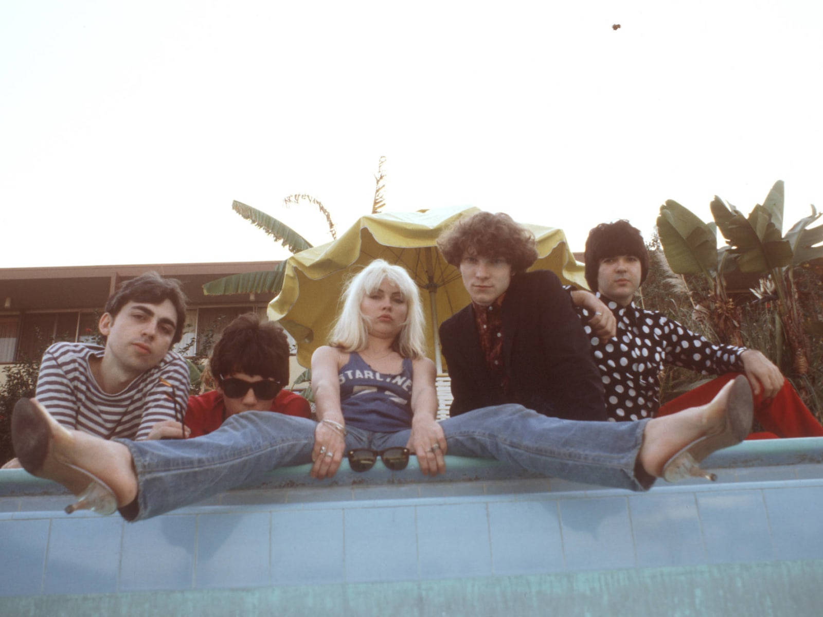 Blondie American Rock Band Vintage Photo Wallpaper