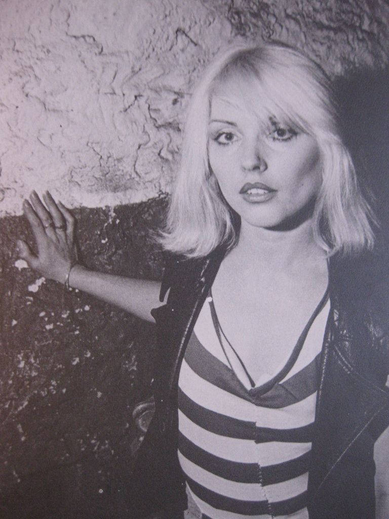 Blondie Debbie Harry Black And White Photography Wallpaper