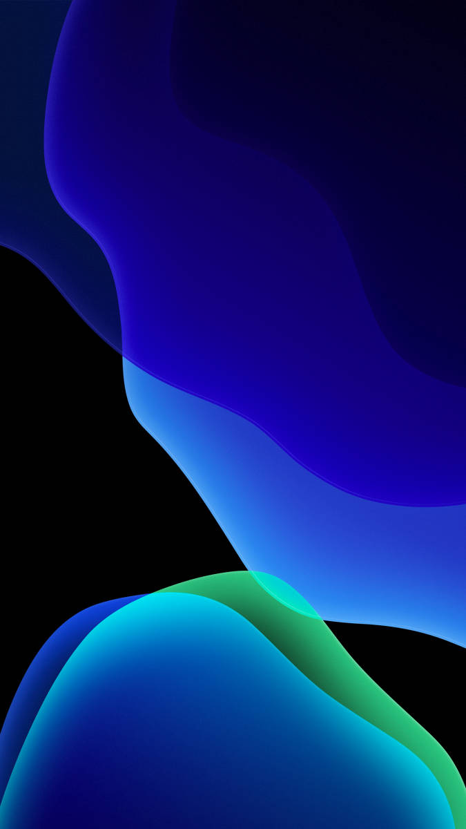Blue Abstract Iphone 11 Cover Wallpaper