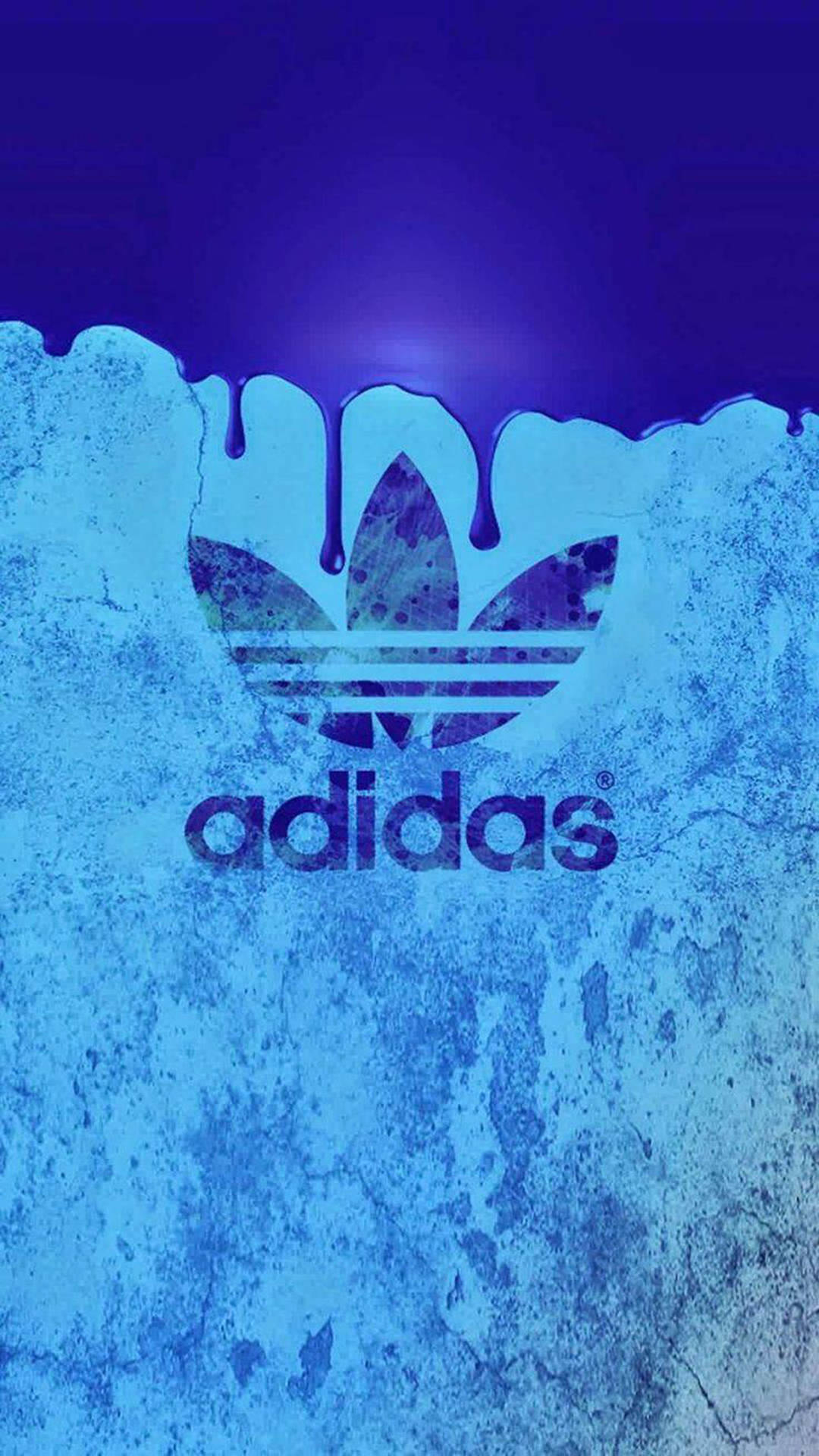 Blue Aesthetic Adidas Dope Iphone Wallpaper