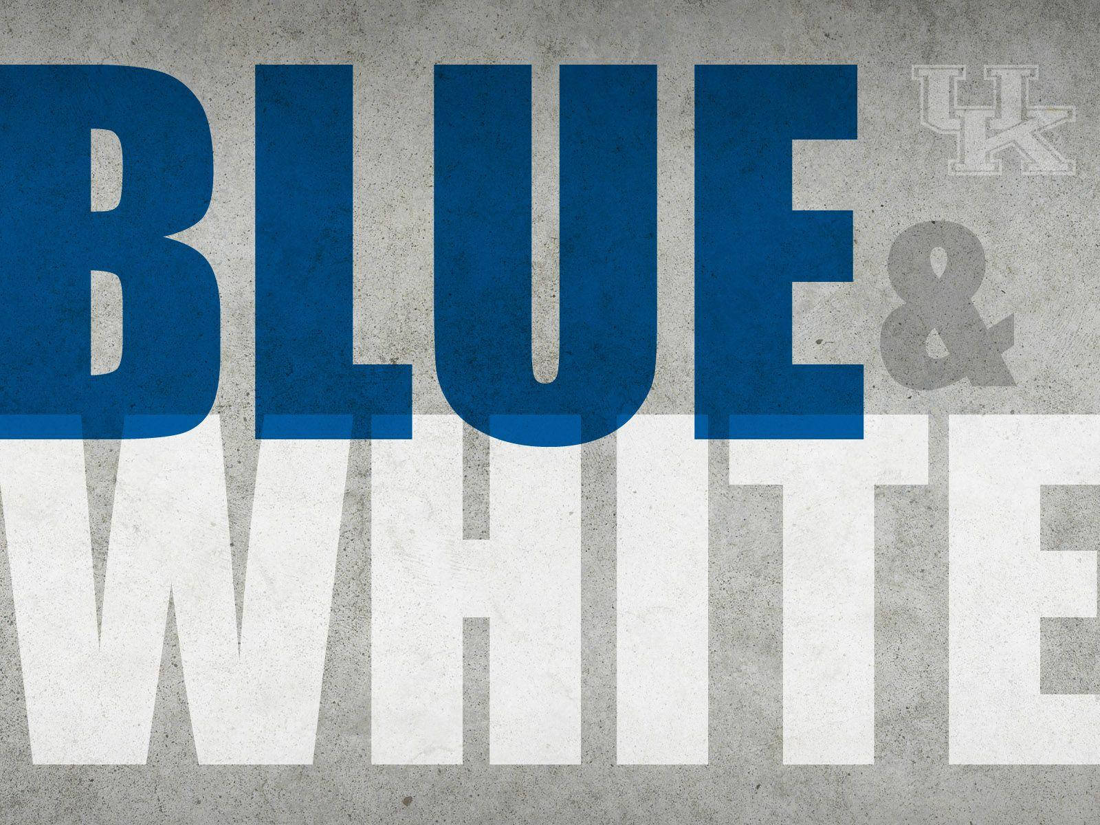 Blue And White Kentucky Wallpaper