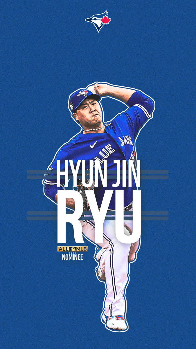 Blue Background Hyun Jin Ryu Wallpaper