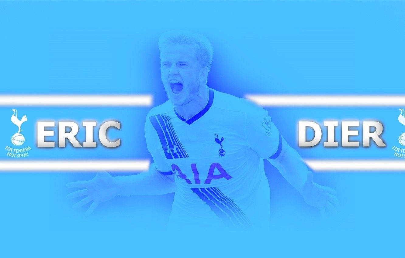 Blue Eric Dier Fan Edit Wallpaper