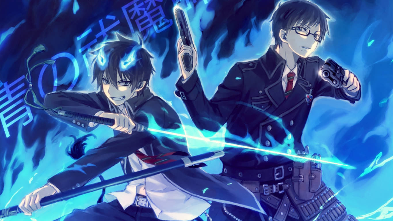 Blue Exorcist Leading Men Wallpaper