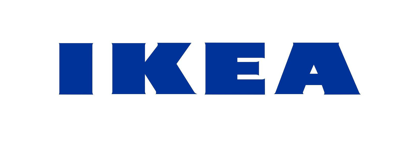 Blue Ikea Logo White Wallpaper