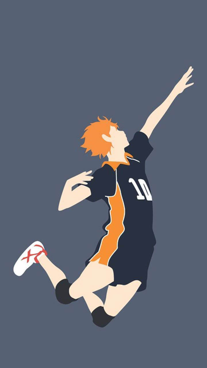 Blue Minimalist Aesthetic Hinata Wallpaper