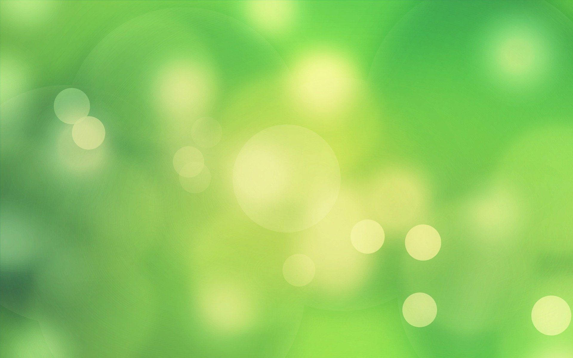 Blurry Green Light Wallpaper