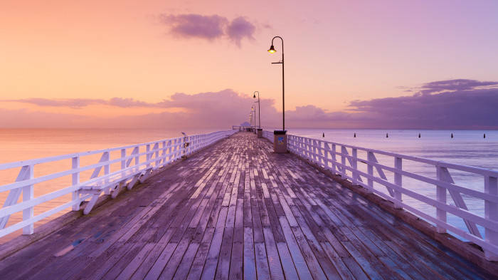 Boardwalk Aesthetic Mac Wallpaper