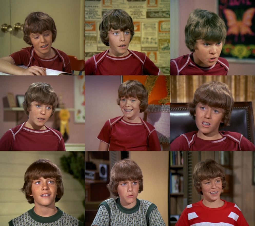 Bobby Brady Bunch Collage Wallpaper