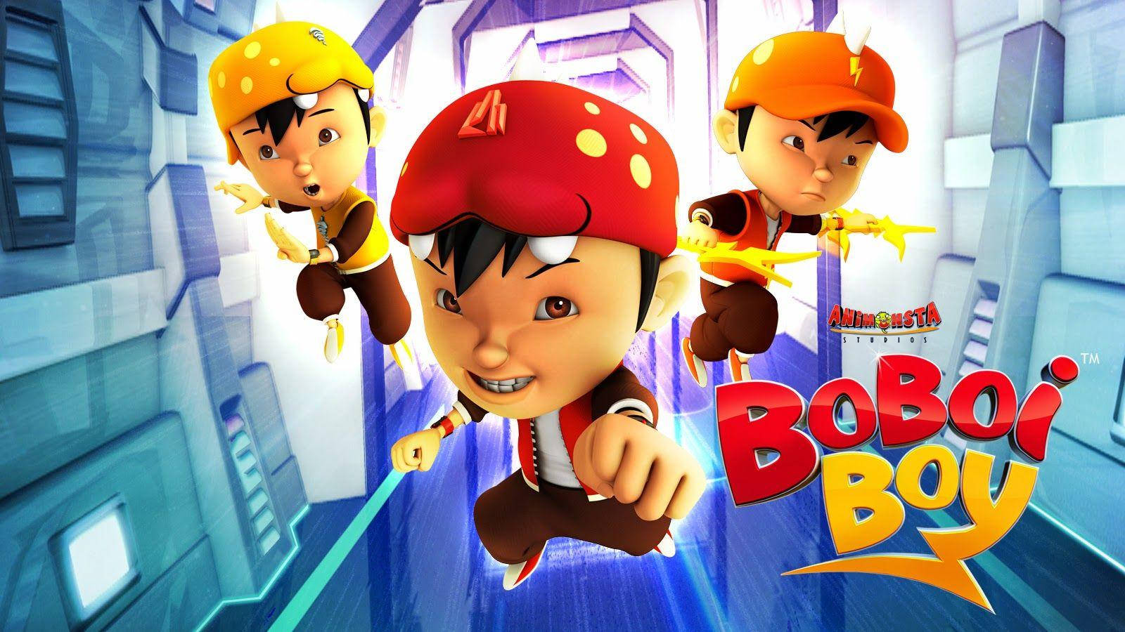 Boboiboy Hd Elemental Blaze Form Wallpaper