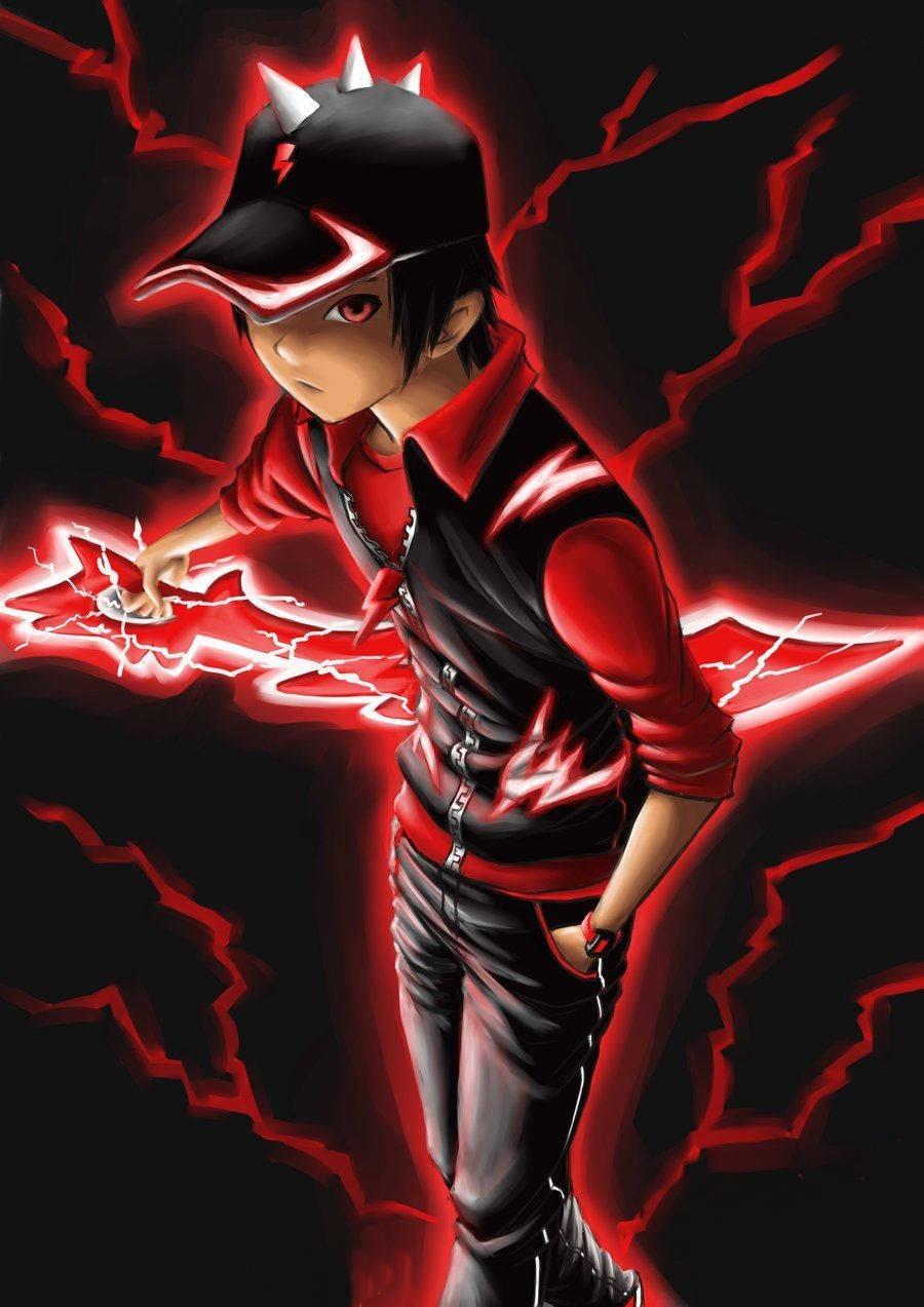 Boboiboy Hd Thunderstorm Form Wallpaper