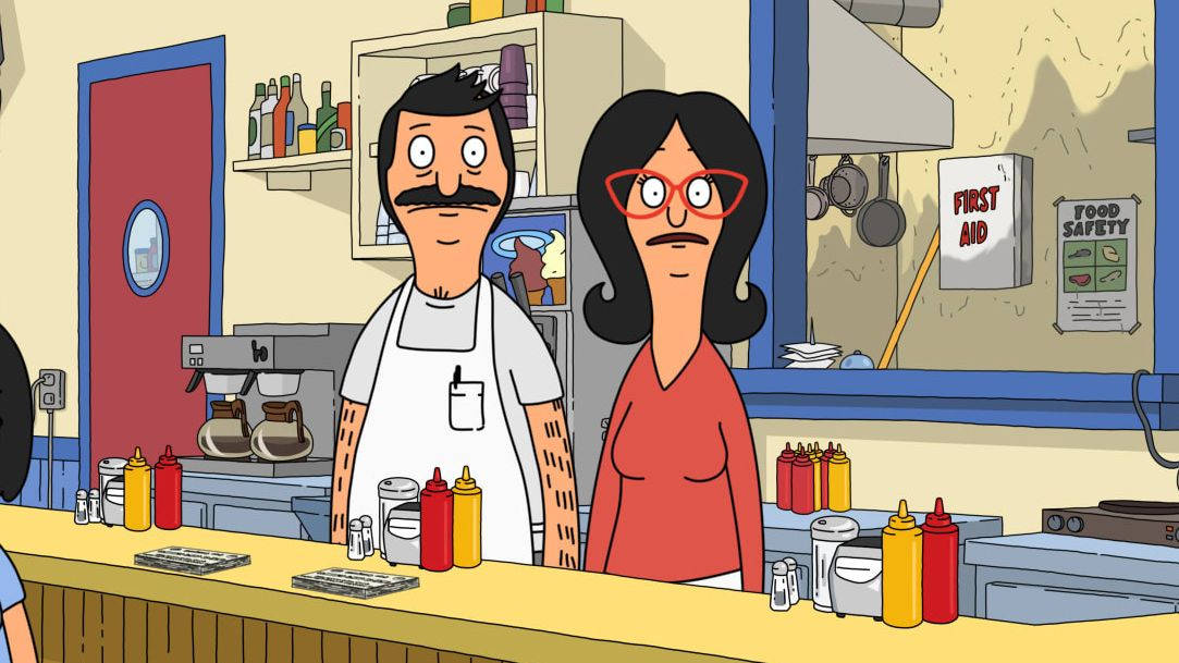 Bobs Burgers Linda And Bob Surprised Wallpaper