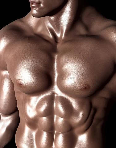 Bodybuilder's Chiseled Chest Hd Wallpaper