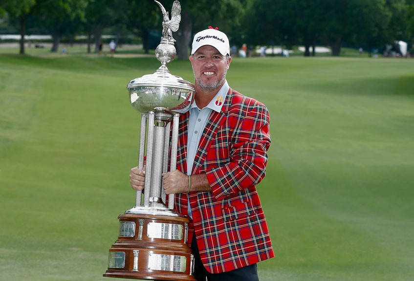 Boo Weekley With Trophy Wallpaper