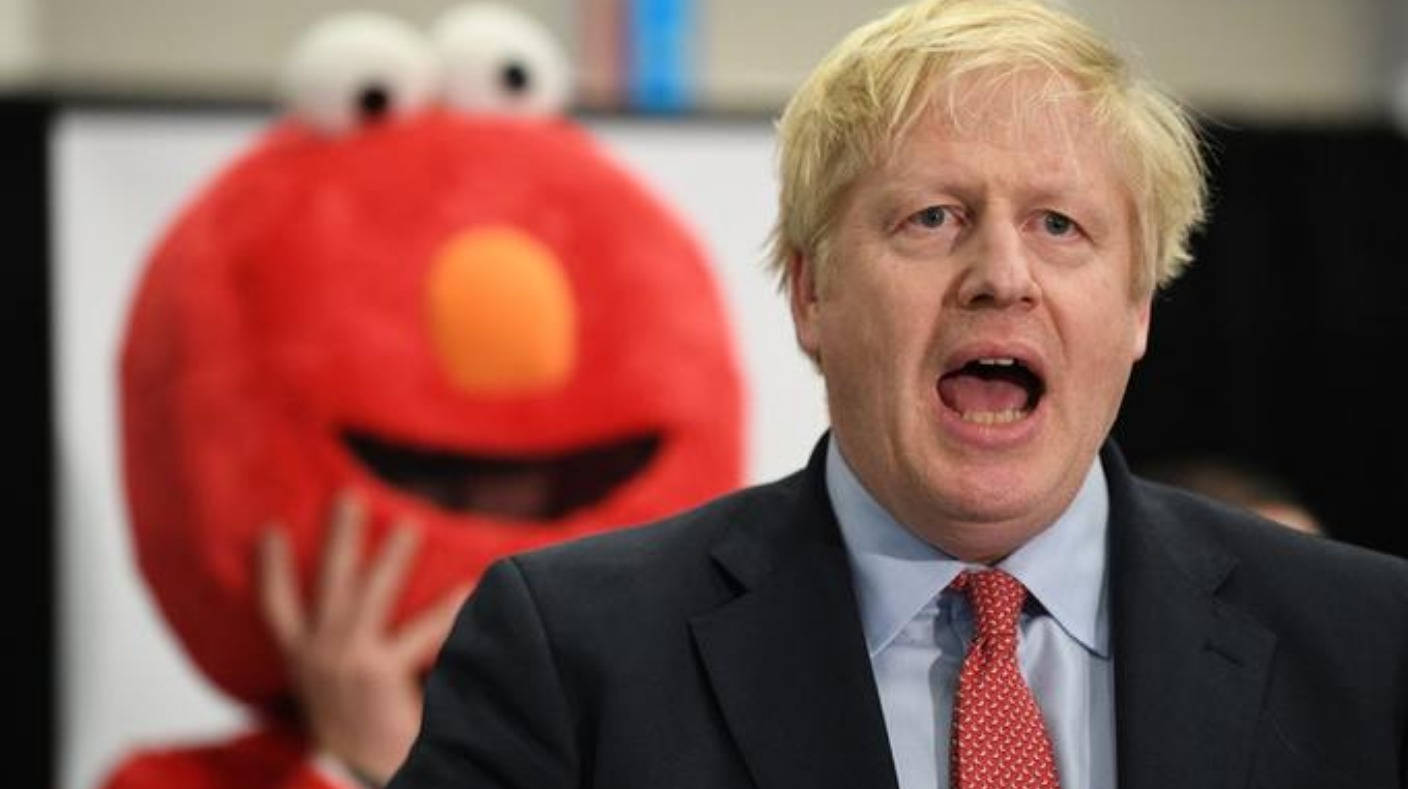 Boris Johnson And Elmo Wallpaper