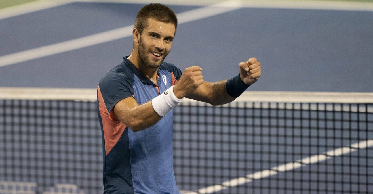 Borna Coric Victory Smile Wallpaper