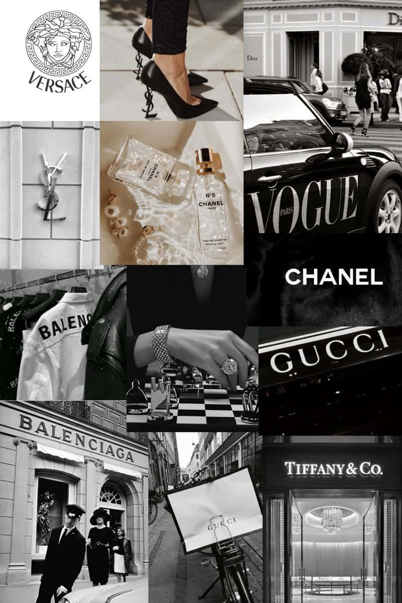 Boujee Black And White Aesthetic Wallpaper