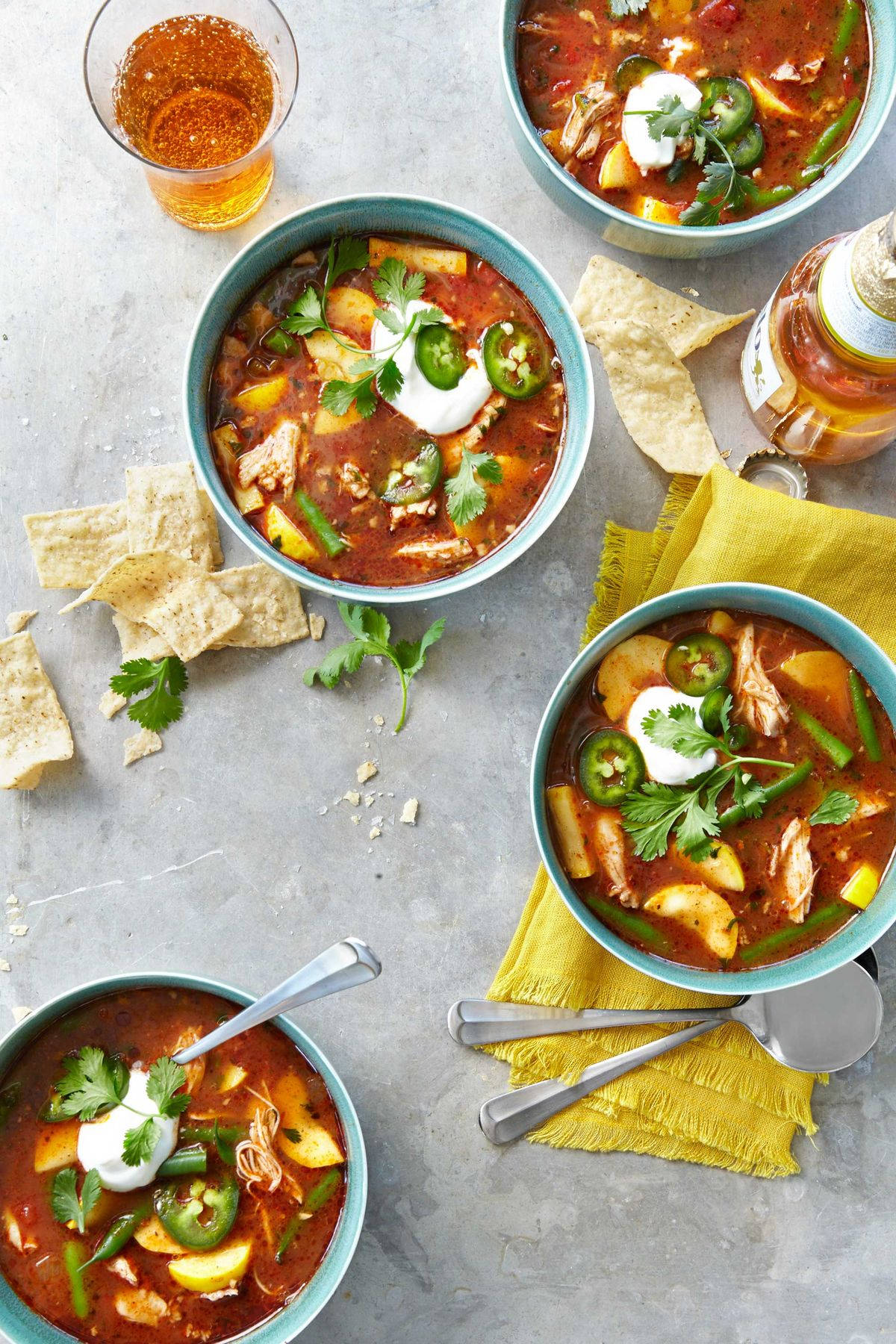 Bowls Of Tortilla Soup Wallpaper