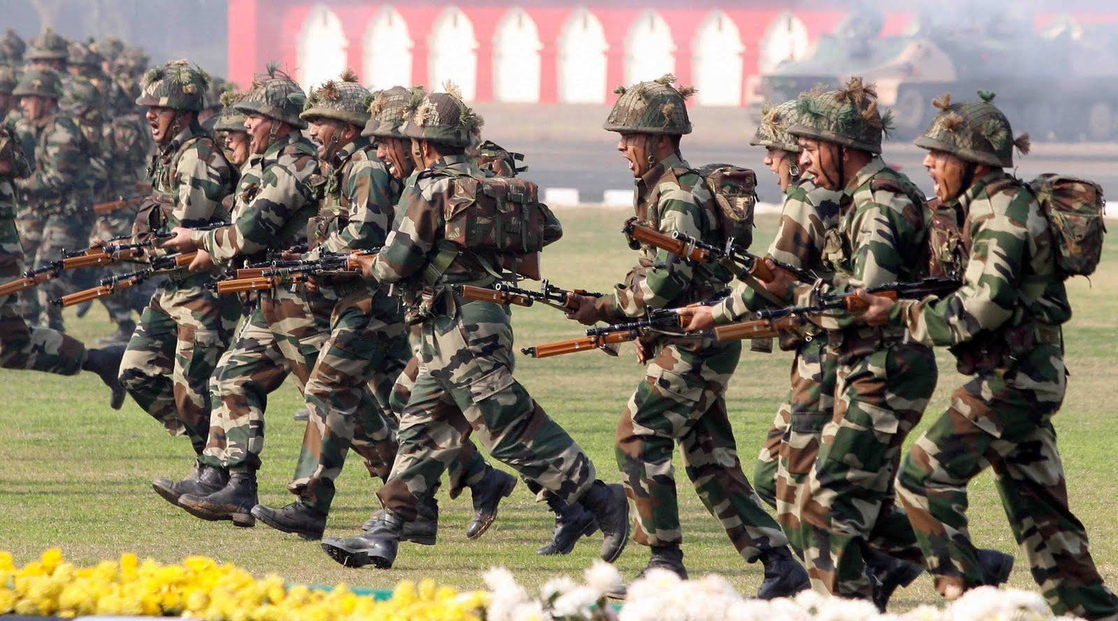 Bravery In Every Step - The Indian Army Wallpaper